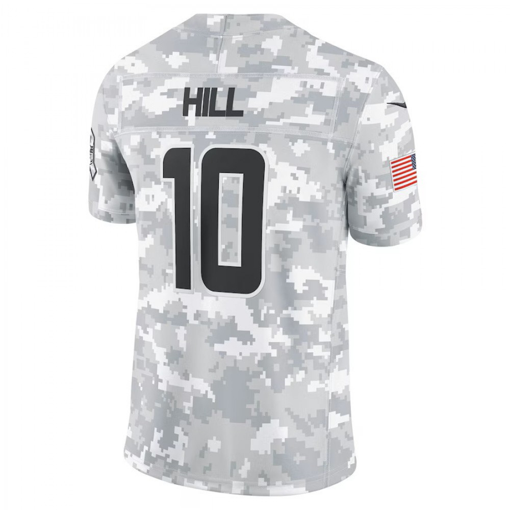 Tyreek Hill Miami Dolphins Nike 2024 Salute to Service Limited Jersey - Arctic Camo-GridironStore